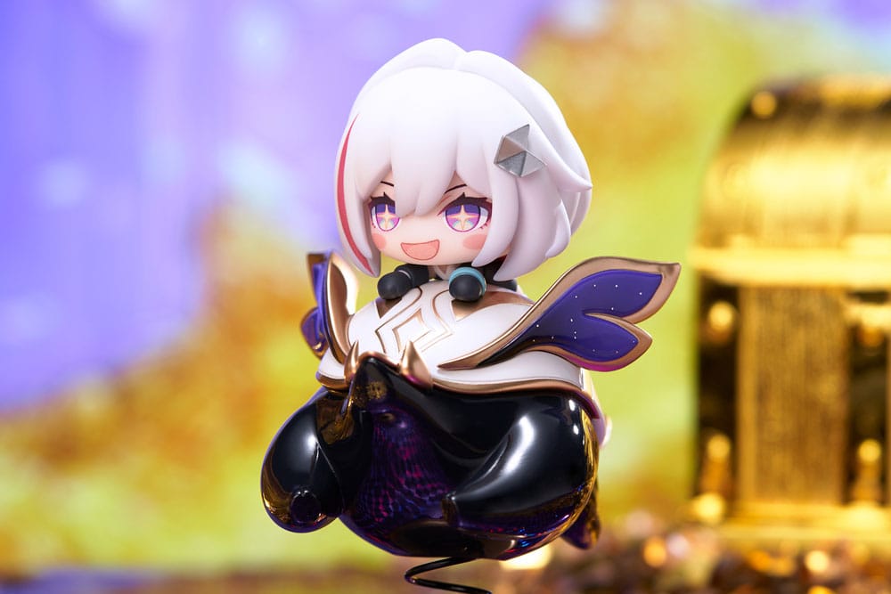 Honkai: Star Rail statuette PVC Hu Tao Chibi Topaz & Numby Chibi Chara Yurayura Stand 10 cm