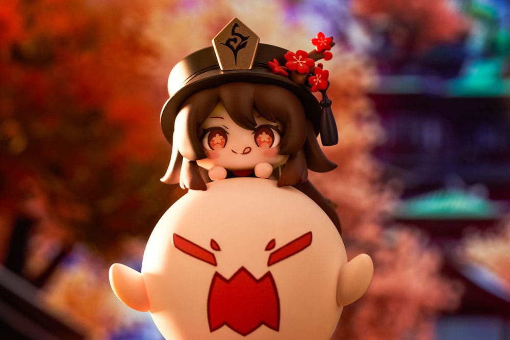 Genshin Impact statuette PVC Hu Tao Chibi Chara Yurayura Stand Ver. (re-run) 10 cm