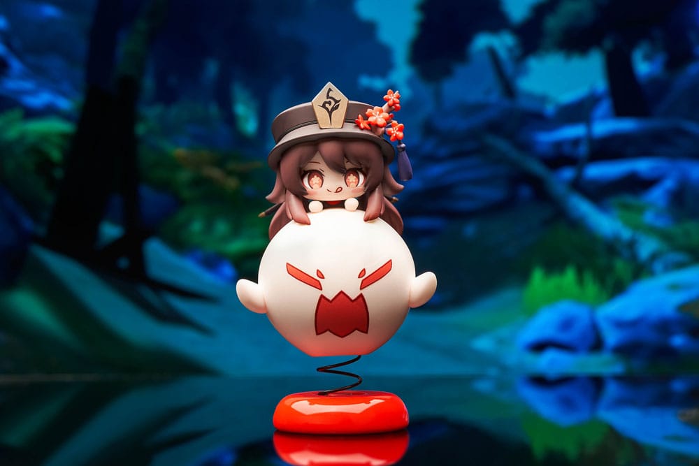 Genshin Impact statuette PVC Hu Tao Chibi Chara Yurayura Stand Ver. (re-run) 10 cm