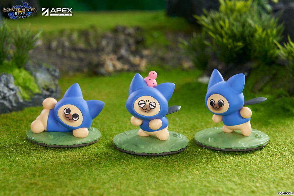 Monster Hunter Rise pack 6 trading figures Felyne Cat