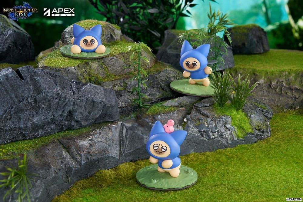Monster Hunter Rise pack 6 trading figures Felyne Cat