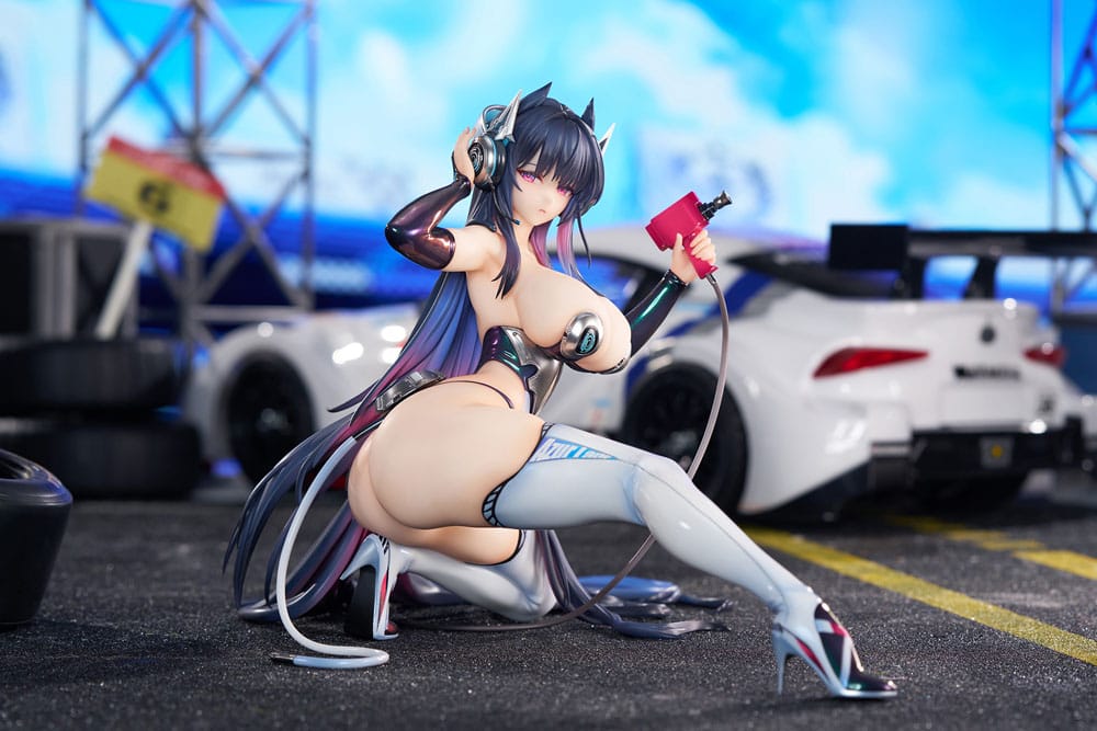 Azur Lane statuette PVC 1/7 Strasbourg Faerie of the Race Circuit Ver. 16 cm