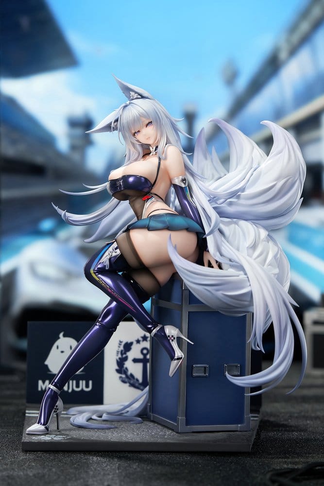 Azur Lane figurine PVC 1/7 Shinano Moonlit Chrome Ver. Acrylic Special Edition w/Display 25 cm