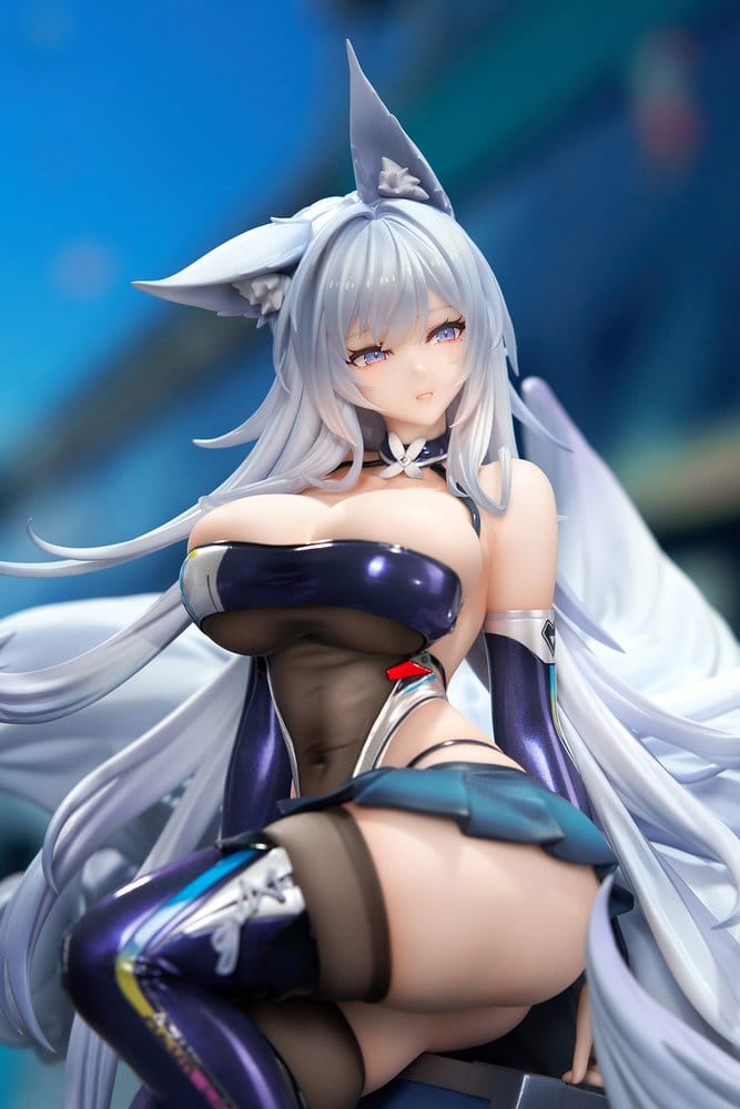Azur Lane figurine PVC 1/7 Shinano Moonlit Chrome Ver. Acrylic Special Edition w/Display 25 cm