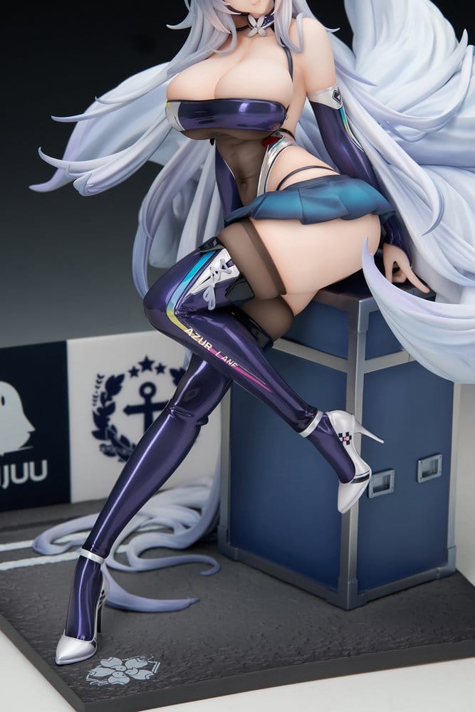 Azur Lane figurine PVC 1/7 Shinano Moonlit Chrome Ver. Acrylic Special Edition w/Display 25 cm