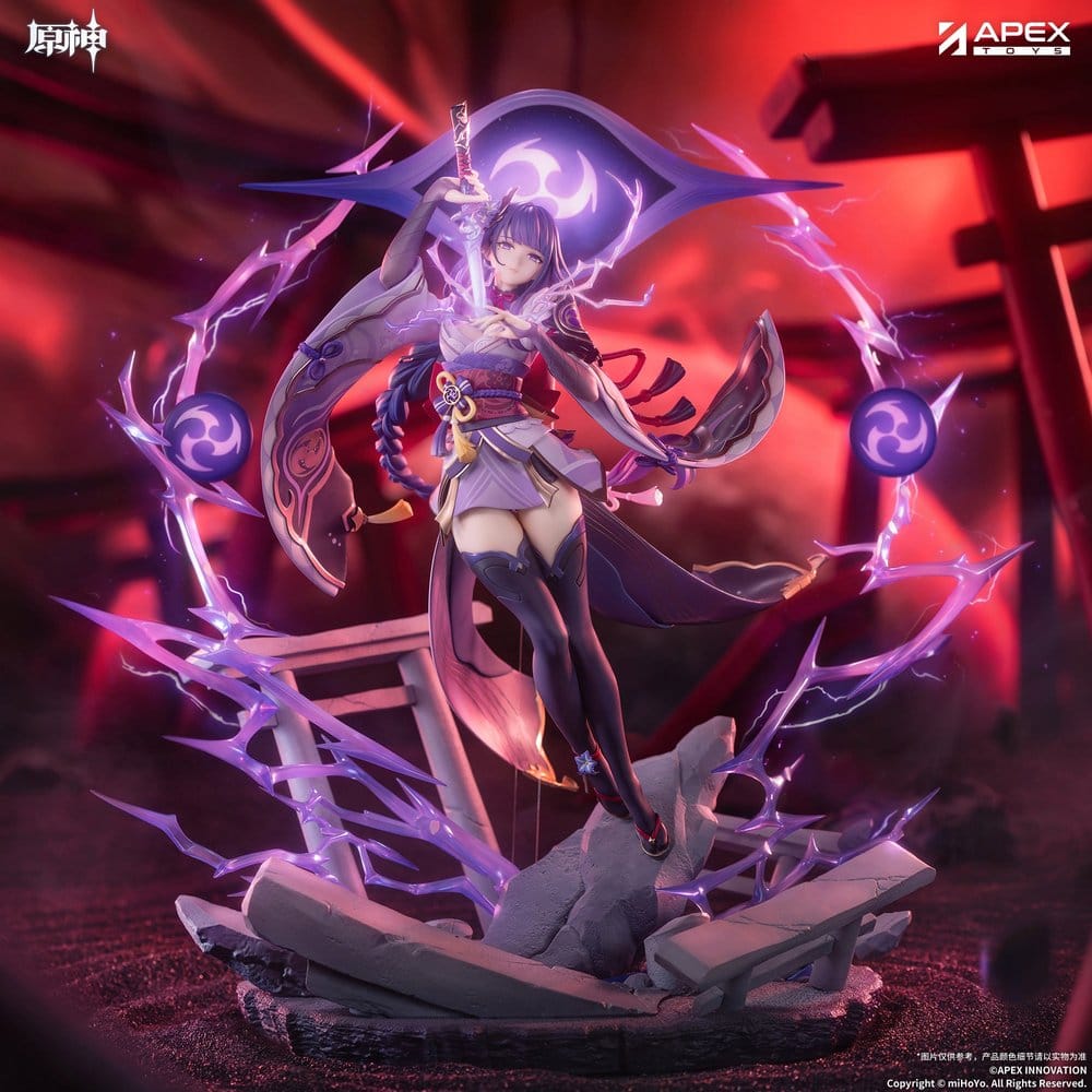 Genshin Impact figurine PVC 1/7 Raiden Shogun Plane of Euthymia Ver. 36 cm