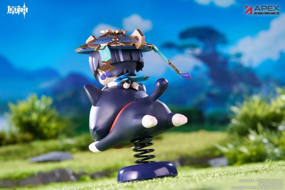 Genshin Impact figurine PVC Chibi Chara Yurayura Stand Wanderer 11 cm