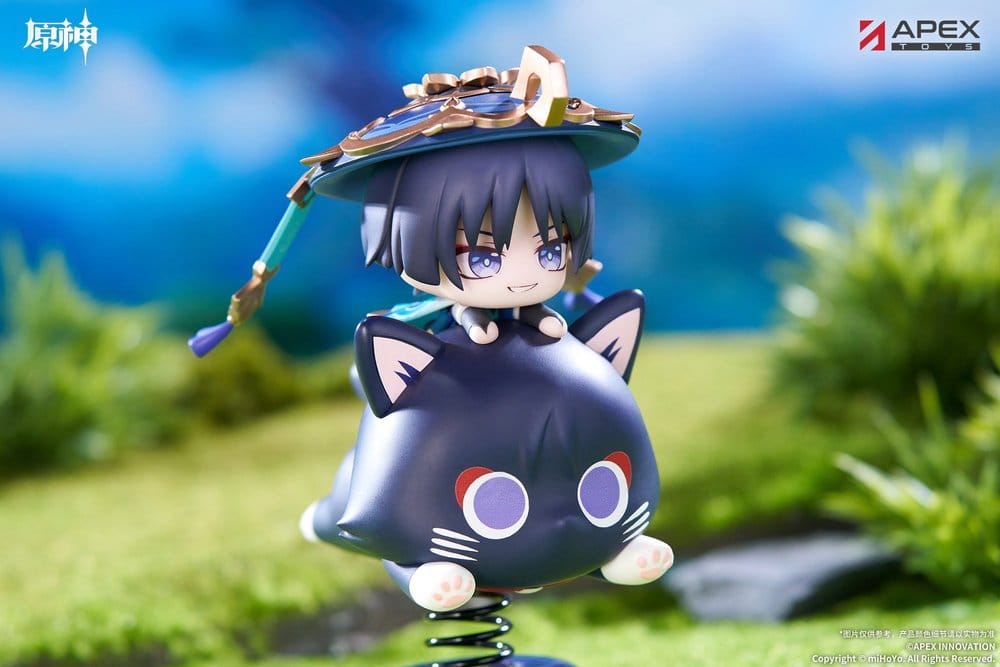 Genshin Impact figurine PVC Chibi Chara Yurayura Stand Wanderer 11 cm