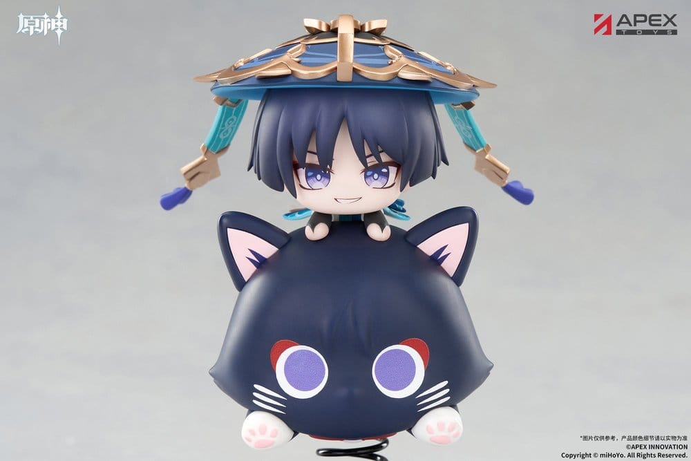Genshin Impact figurine PVC Chibi Chara Yurayura Stand Wanderer 11 cm