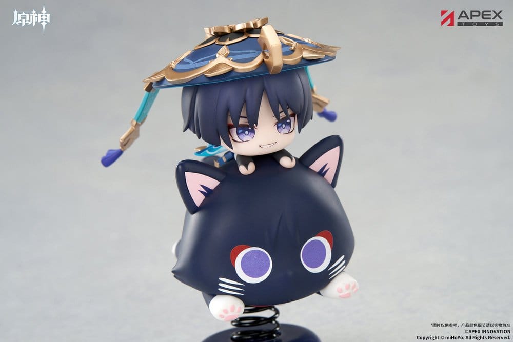 Genshin Impact figurine PVC Chibi Chara Yurayura Stand Wanderer 11 cm