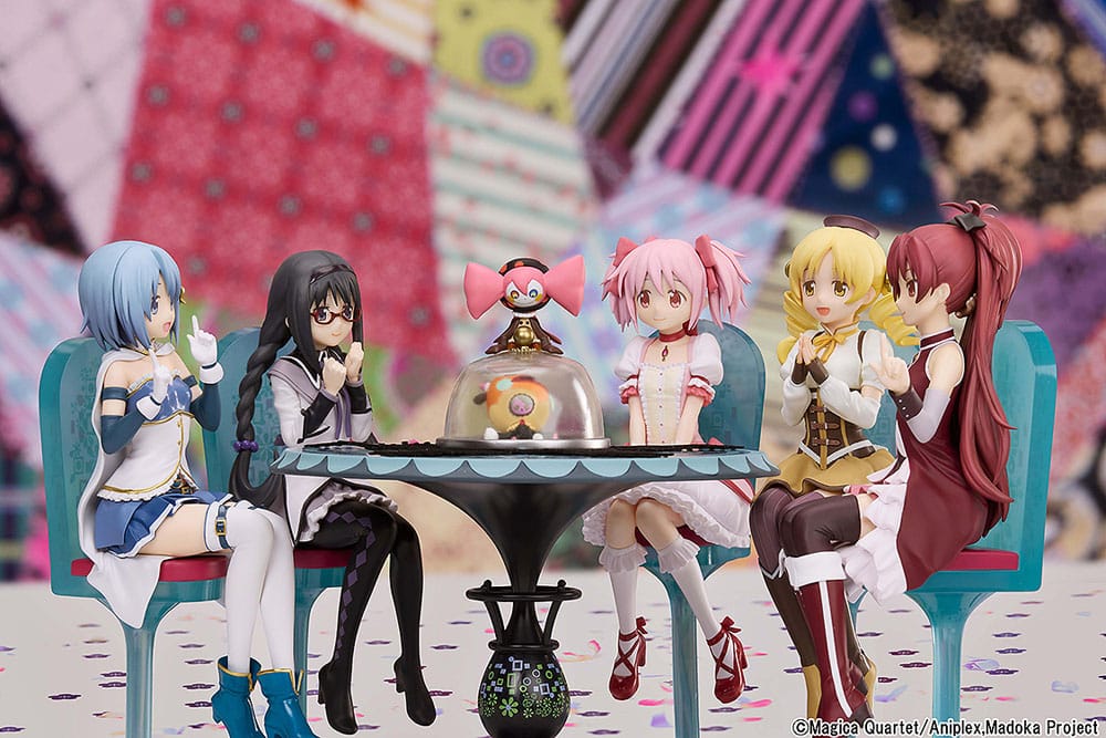 Puella Magi Madoka Magica The Movie: Rebellion statuette PVC Tea Party Cake Song Ver. Set 18 cm