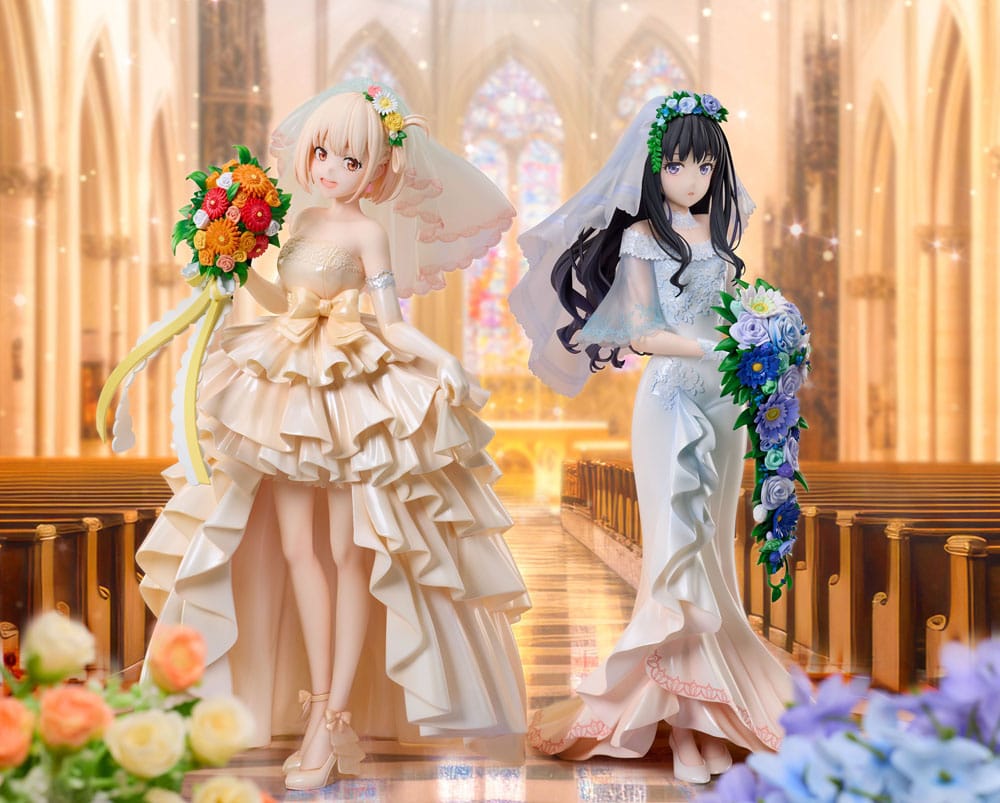 Lycoris Recoil statuette PVC 1/7 Takina Inoue Wedding dress Ver. 25 cm