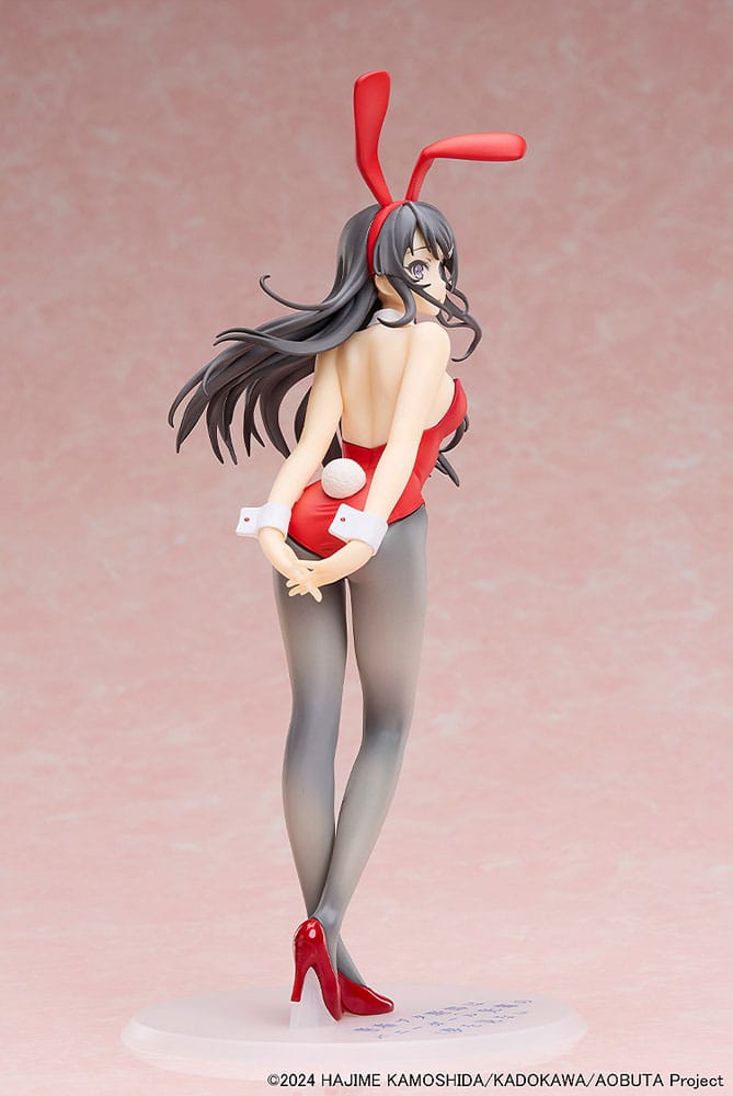 Rascal Does Not Dream of Bunny Girl Senpai statuette 1/7 Mai Sakurajima Red Bunny Girl Ver. 27 cm
