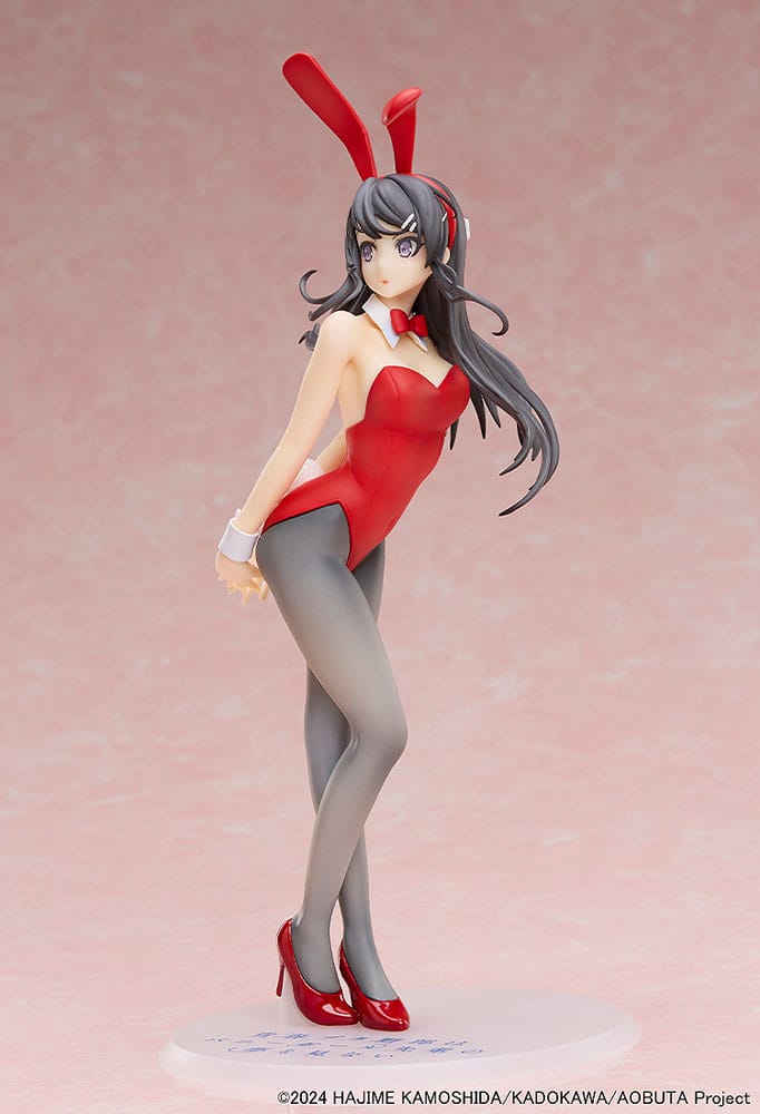 Rascal Does Not Dream of Bunny Girl Senpai statuette 1/7 Mai Sakurajima Red Bunny Girl Ver. 27 cm