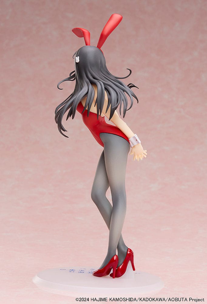 Rascal Does Not Dream of Bunny Girl Senpai statuette 1/7 Mai Sakurajima Red Bunny Girl Ver. 27 cm