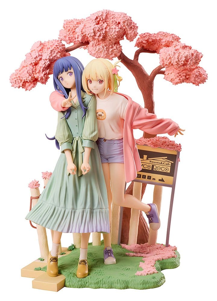 Lycoris Recoil pack 2 figurines PVC Chisato Nishikigi & Takina Inoue Spring Ver. 25 cm
