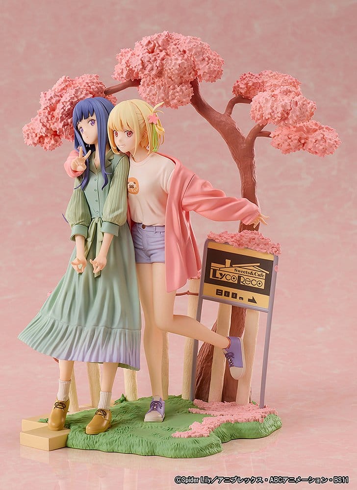 Lycoris Recoil pack 2 figurines PVC Chisato Nishikigi & Takina Inoue Spring Ver. 25 cm
