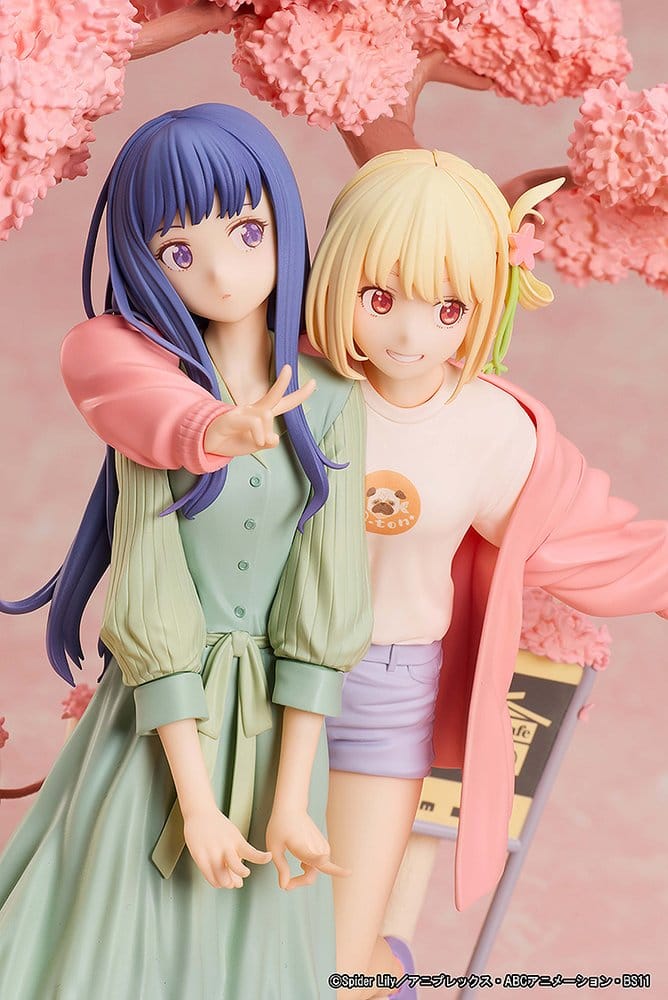 Lycoris Recoil pack 2 figurines PVC Chisato Nishikigi & Takina Inoue Spring Ver. 25 cm
