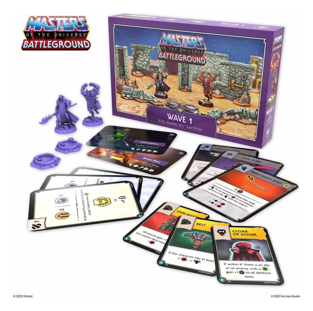 Masters of the Universe: Battleground jeu de figurines Wave 1: Evil Warriors Faction *ANGLAIS*