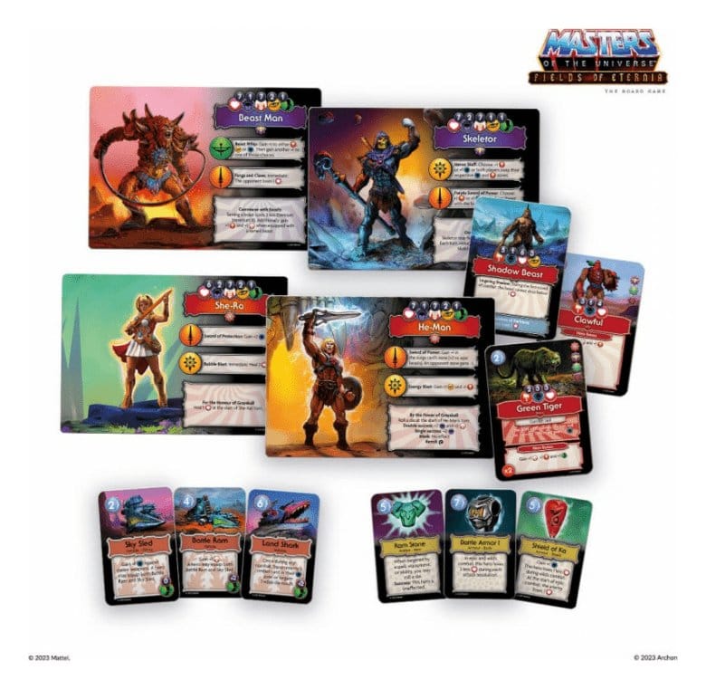 Masters of the Universe jeu de plateau Fields of Eternia *ESPAGNOL*