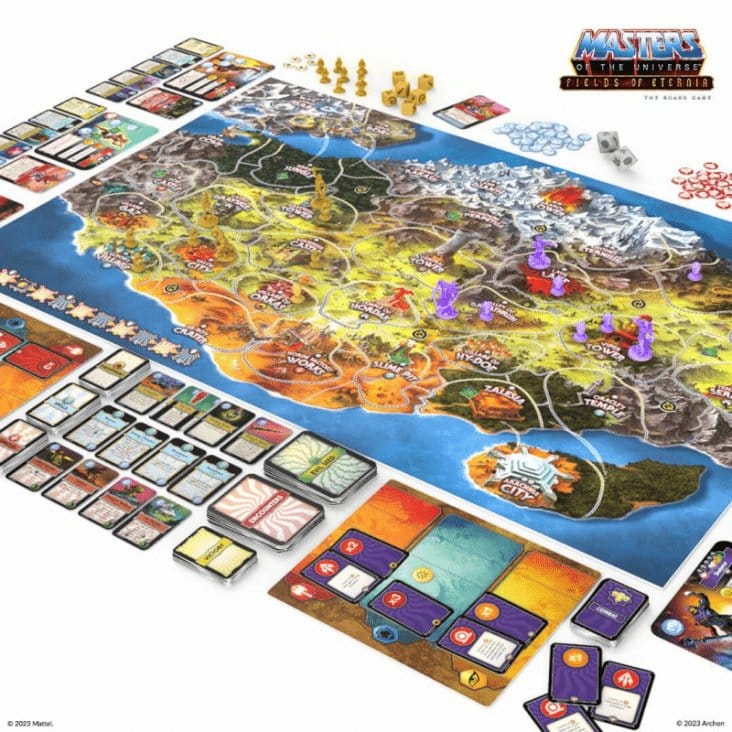 Masters of the Universe jeu de plateau Fields of Eternia *ALLEMAND*