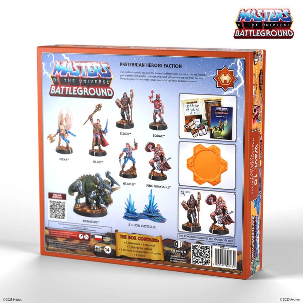 Masters of the Universe: Battleground jeu de figurines Wave 10: Preternian Heroes Faction *ALLEMAND*