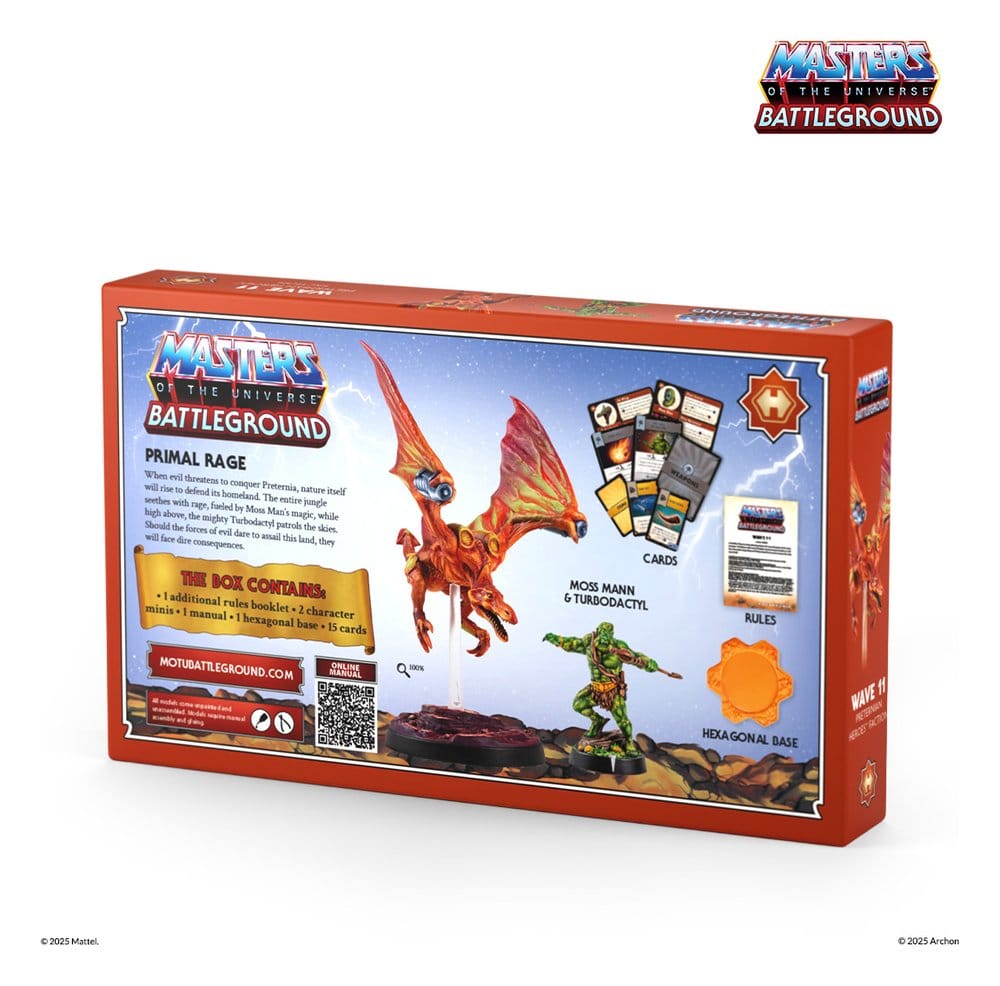 Masters of the Universe: Battleground jeu de figurines Wave 11: Preternian Heroes (Moss Man / Turbodactyl) *ANGLAIS*