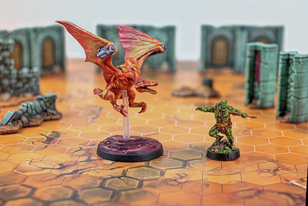 Masters of the Universe: Battleground jeu de figurines Wave 11: Preternian Heroes Moss Man / Turbodactyl *ITALIEN*