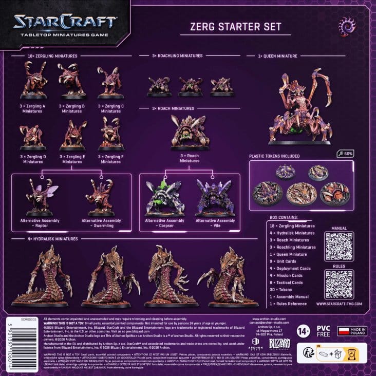 StarCraft TMG set de démarrage Zerg