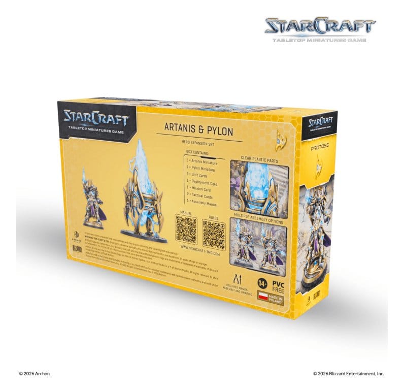 StarCraft TMG héros set d'extension Protoss: Artanis & Pylon