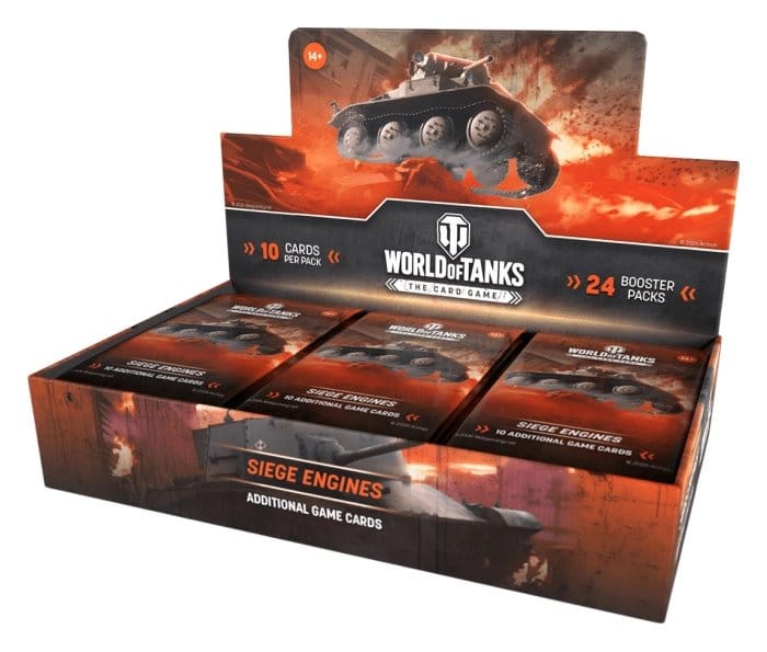 World of Tanks TCG Siege Engines présentoir boosters (24) *ANGLAIS*