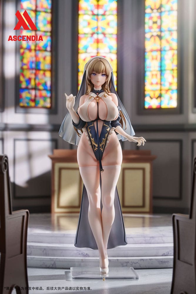 Original Character pack 2 statuettes PU 1/6 Lily Nun & Emily Nurse Illustration by Chowbie 26 cm