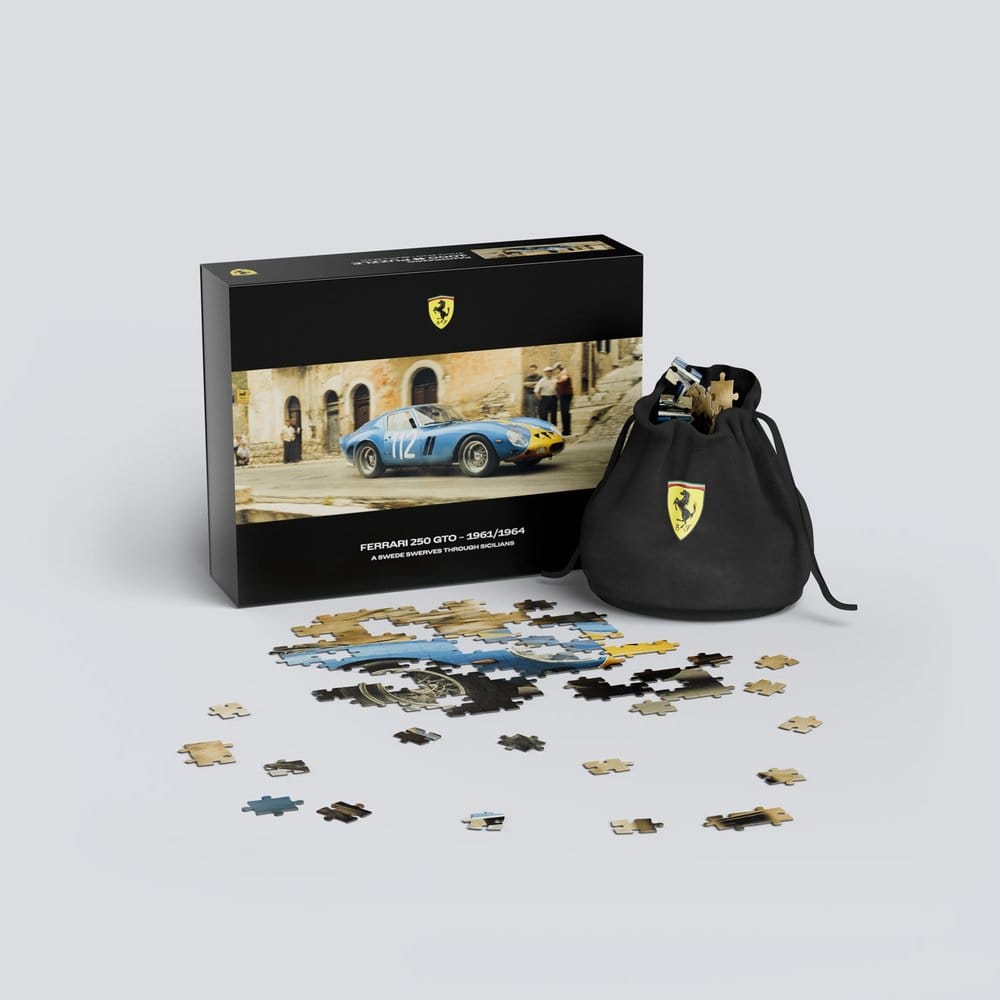Ferrari 250GTO premium puzzle A Swede Swerves Through Sicilians (1000 pièces) 97 x 34 cm