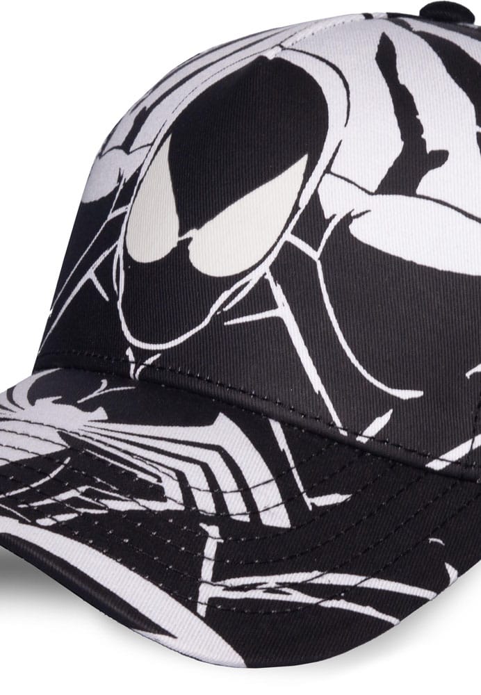 Spider-Man casquette baseball Black & White All-over-Print