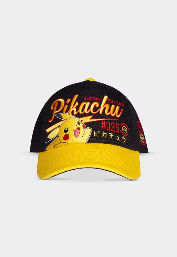 Pokémon - Casquette ajustable "Pikachu #25" - Homme Adulte