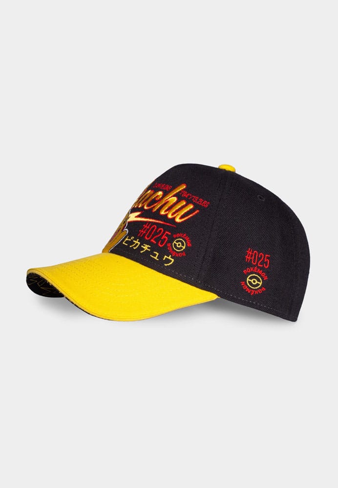 Pokémon - Casquette ajustable "Pikachu #25" - Homme Adulte