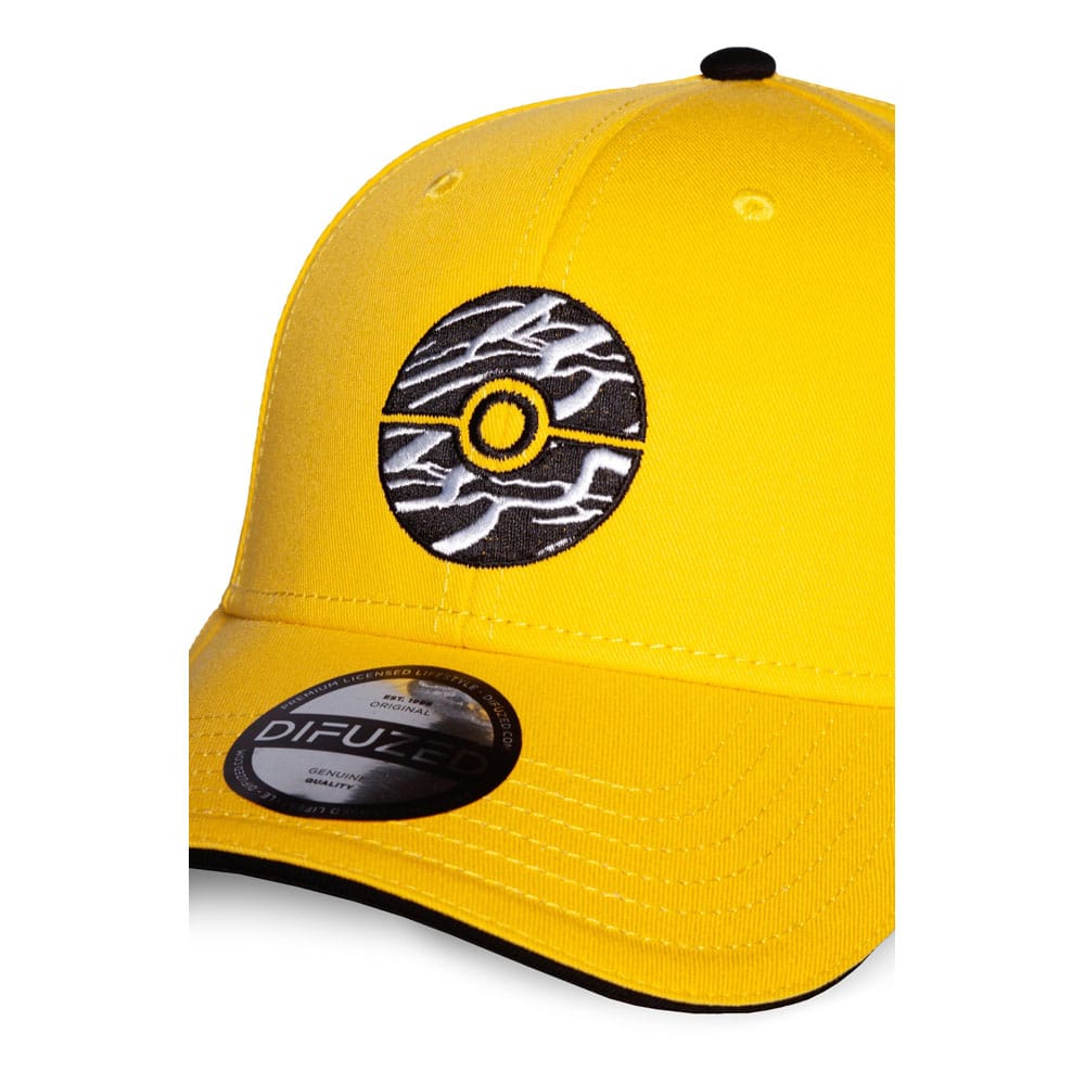 Pokémon casquette baseball Pokeball jaune