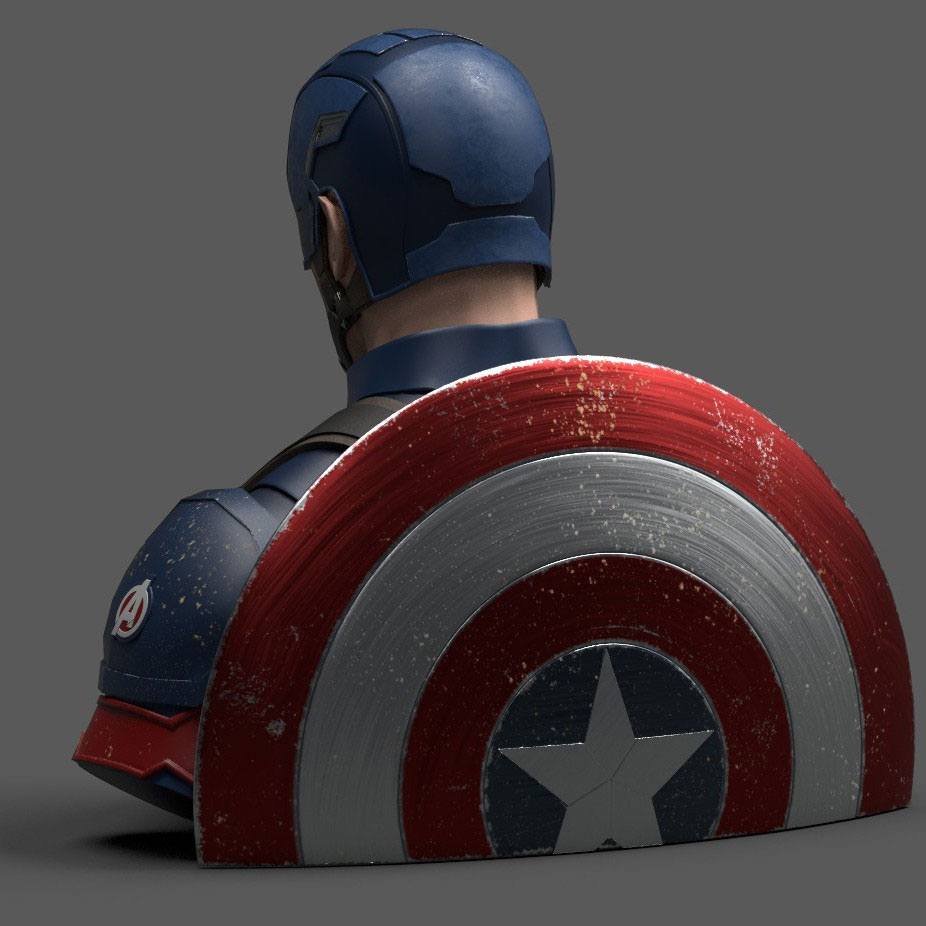 Marvel - Buste Tirelire Captain America Avengers Endgame Deluxe