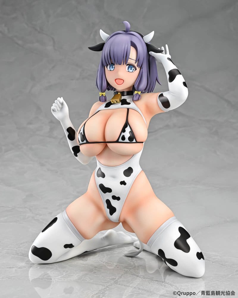 Nukitashi The Animation statuette PVC 1/5 Misaki Hotori Cow print costume 22 cm