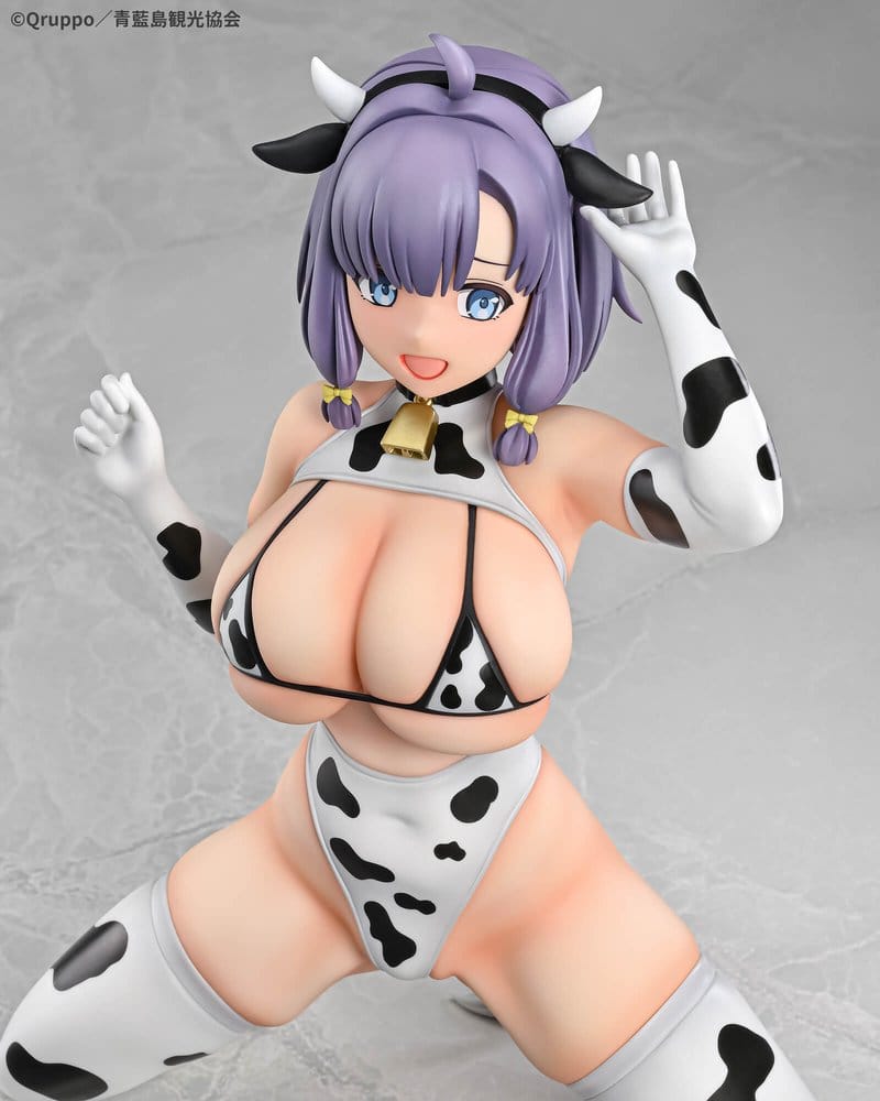 Nukitashi The Animation statuette PVC 1/5 Misaki Hotori Cow print costume 22 cm