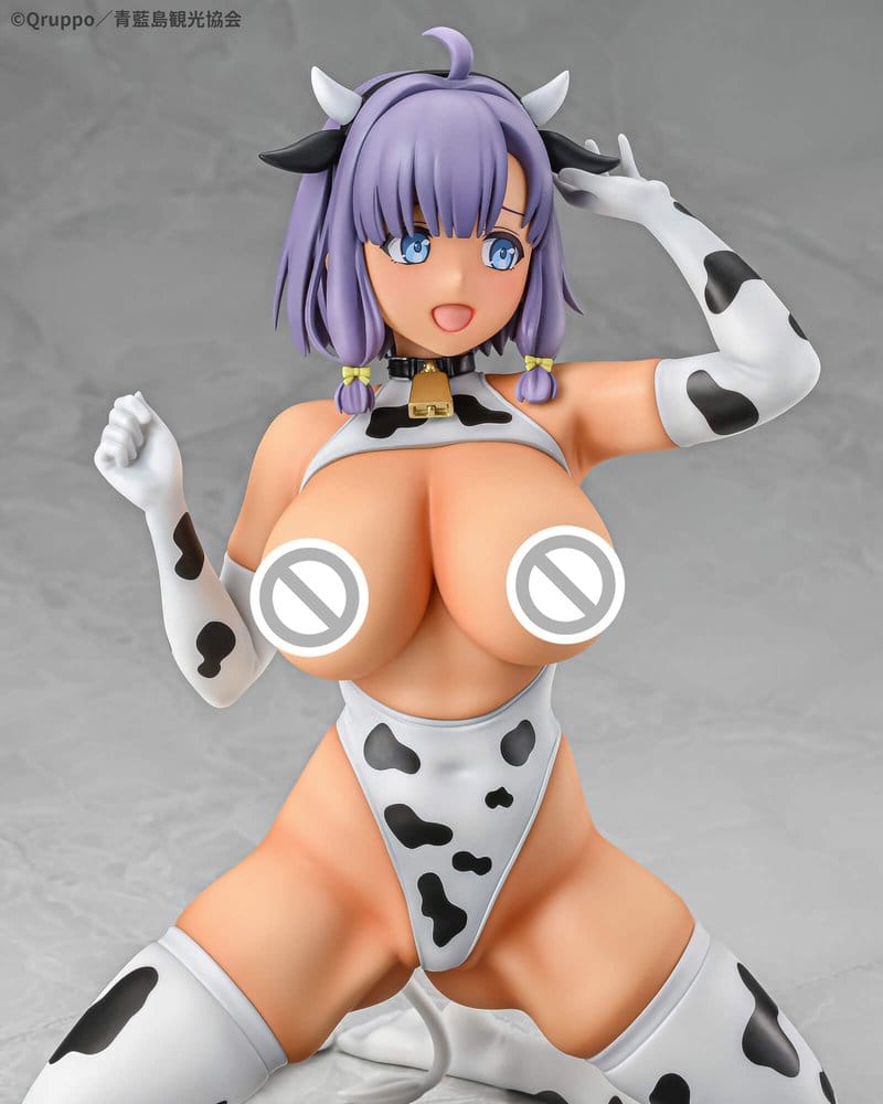 Nukitashi The Animation statuette PVC 1/5 Misaki Hotori Cow print costume Tanned Ver. 22 cm