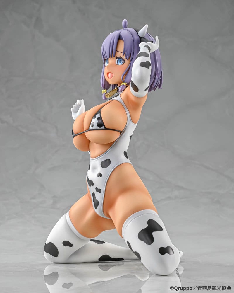 Nukitashi The Animation statuette PVC 1/5 Misaki Hotori Cow print costume Tanned Ver. 22 cm