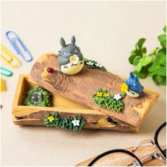 Mon voisin Totoro diorama / boîte de rangement Totoro Trumpet 8 cm