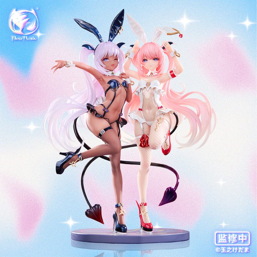Original Character statuetten PVC 1/6 Lulumu & Kulomu illustration by Tamano Kedama 27 cm