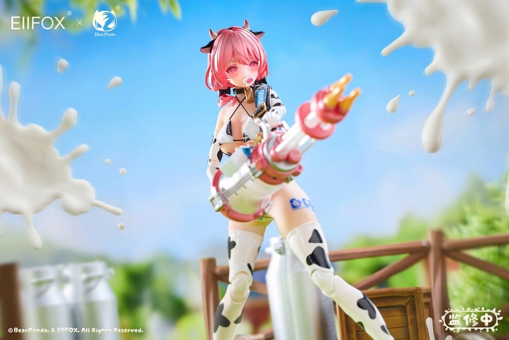 Original Character figurine 1/8 Eiifox & BearPanda Nyuugyuu Momo 21 cm