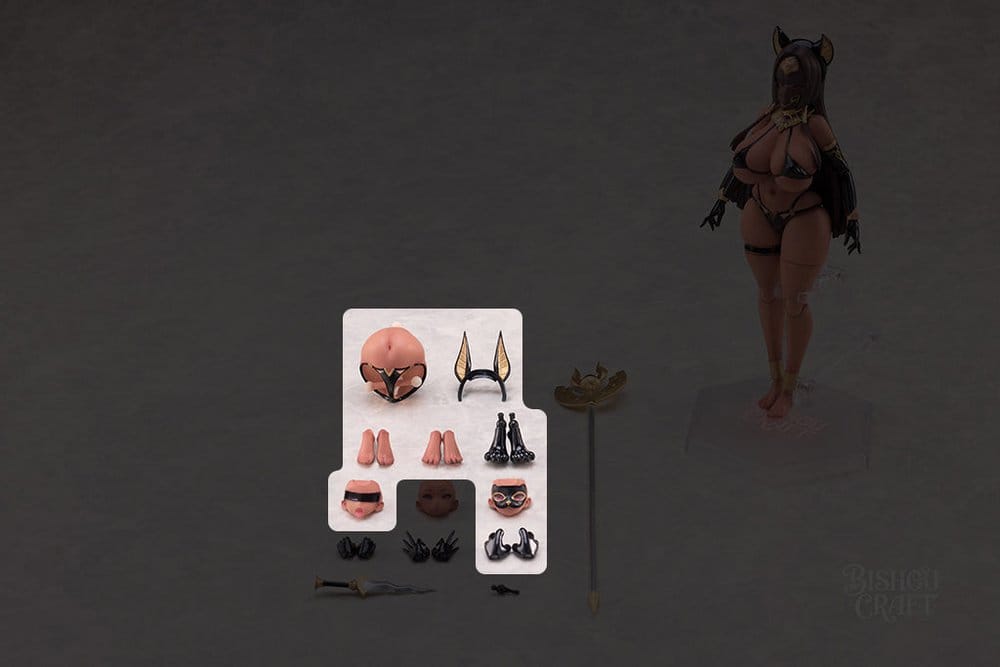 Original Character accessoires pour figurines 1/12 Isekai Emaki Egyptian Goddess Bastet