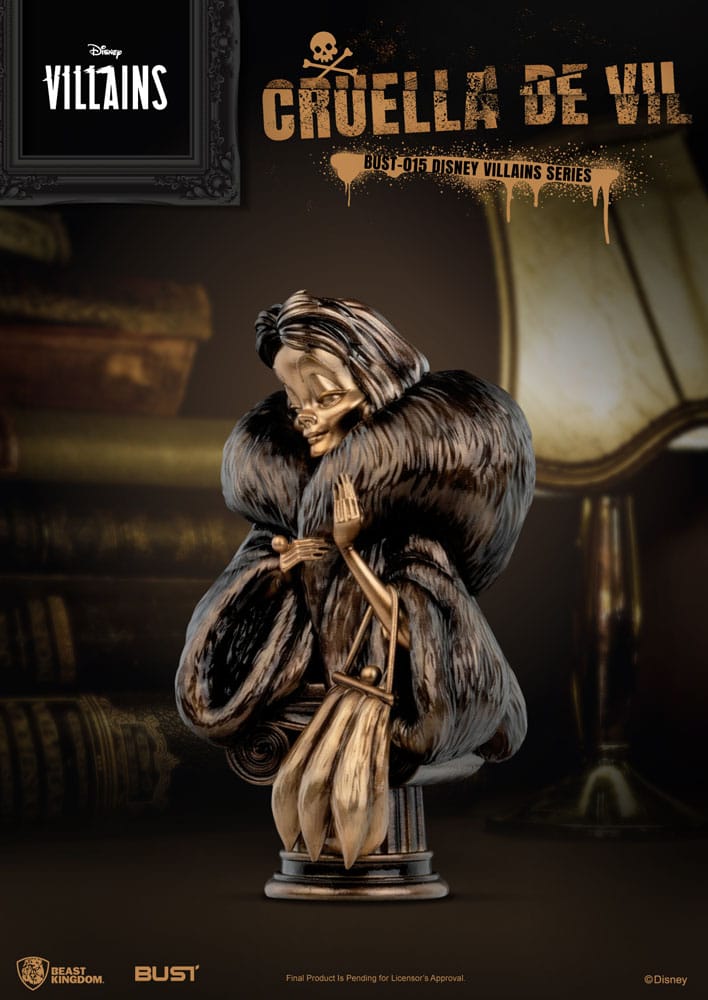 Disney Villains Series buste PVC Cruella De Vil 16 cm