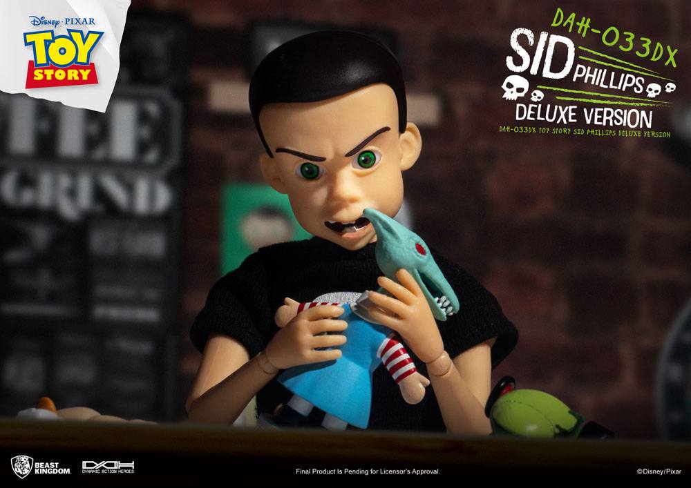 Toy Story figurine Dynamic Action Heroes Sid Phillips Deluxe Version 14 cm