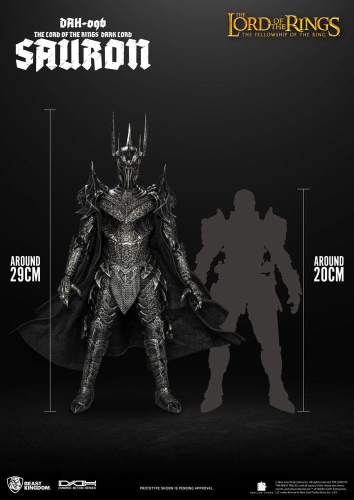 Le Seigneur des Anneaux figurine Dynamic Action Heroes 1/9 Sauron 29 cm