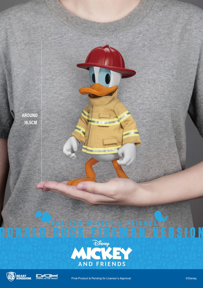 Mickey & Friends figurine Dynamic Action Heroes 1/9 Donald Duck Fireman Ver. 24 cm
